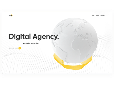 ROW Digital Agency 3d cinema4d design illustration logo product typography ui ux visualization web design