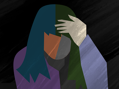 Mental Health Series Image editorial illustration illustration