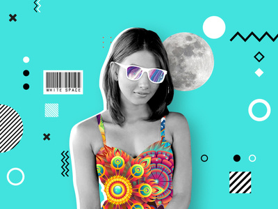 Colorless Colors #WhiteSpaceNepal ui web design minimal graphic photo manipulation webdesign contemporary graphic design