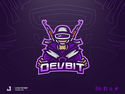 Mascot Pubg - Devbit design devbit esportlogo esports mascot pubg streamer twitch