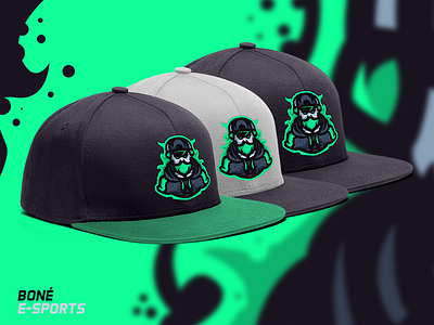 e-sports logo hats