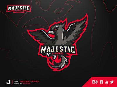 Logo - Majestic e-sports design esports fenix gaming job logo logotipo mascot phoenix