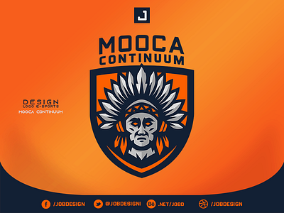 Logo - Mooca Continuum brazilian design e sports gaming illustrator indian mascot mooca photoshop
