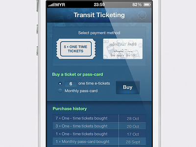 ticketing app WIP