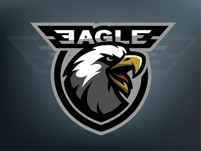 Eagle Logo. american bird eagle illustration logo mascot sign sport symbol vector wild