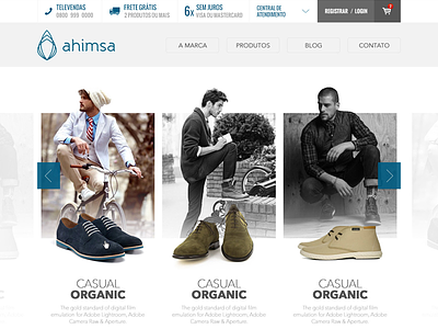 E-Commerce Ahimsa ahimsa ecommerce organic ow interactive shoes