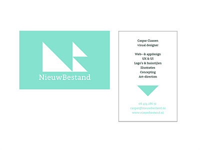 Nieuw Bestand logo & business card businesscard logo