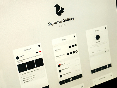 Squirrel Gallery UX Design