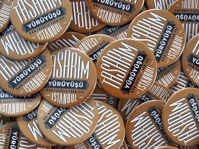 Badge for the design walk in İstanbul