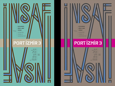 Port Izmir 3 poster typography