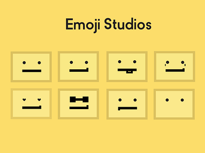 Emoji Studios acne studios design emojis faces fashion icons yellow