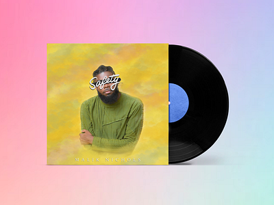 Cover art illustrator mockup procreate record