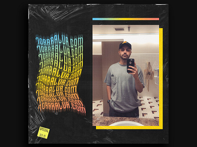 Just keeping personal record gradient photoshop plastic selfie vinyl warp