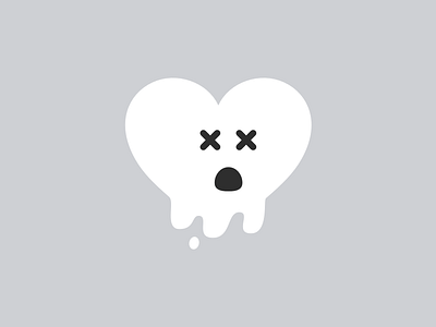 Ghost Heart emoji ghost icon