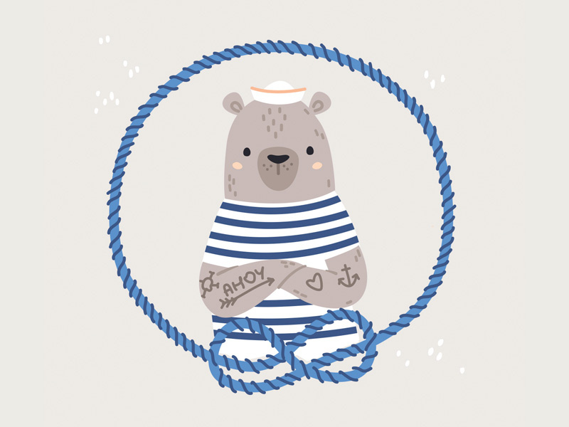 Ahoy captain by Ewa Brzozowska on Dribbble