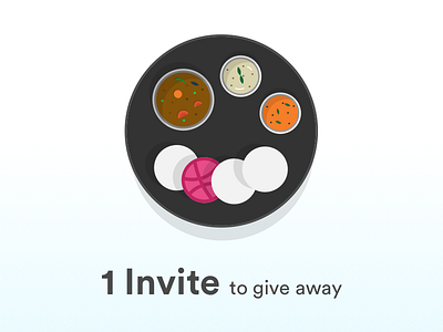 Invite designer draft dribbble free giveaway invitation invite player portfolio