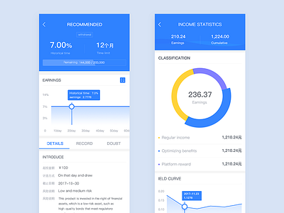 Simple financial app design 02 app ui