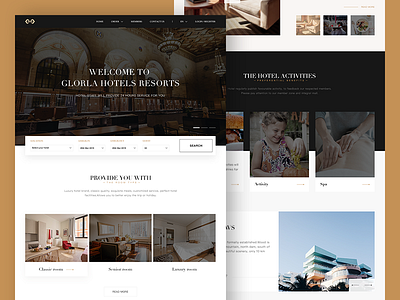 Hotel web design 01