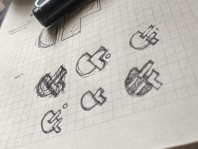 Crediflex logo sketch