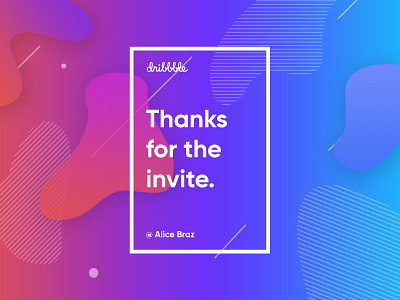 Thanks for invite illustration portfolio ui design. portfolio ux