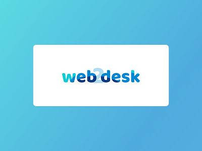 web2desk - Logo branding design illustrator logo
