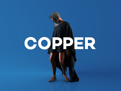 BE COPPER 3d cinema4d cloth copper designer fuse man marvelous model photoshop pose statue