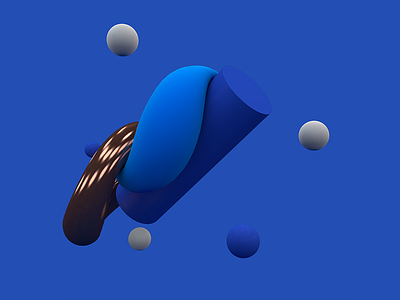 Squashy 3d blue bronze c4d cinema4d design designer photoshop squashy tube