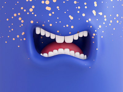 Upset 3d blue c4d cinema4d designer illustration muzli photoshop portugal render