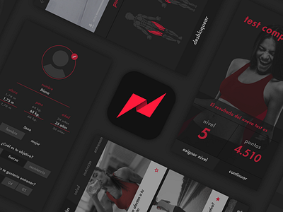 PEAK | Training App app fitness fitness app interface logo logodesign logotype mobile training ui ui design ux ux design workout app