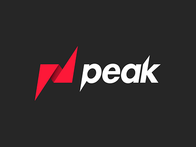 PEAK | Logo animation animation app branding icon identity logo logoanimation logotype motion motion design motiongraphics ui vector