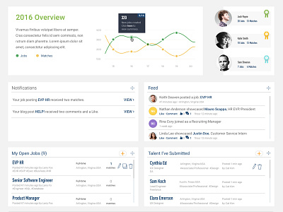 Recruitmates Dashboard UI dashboard ui web