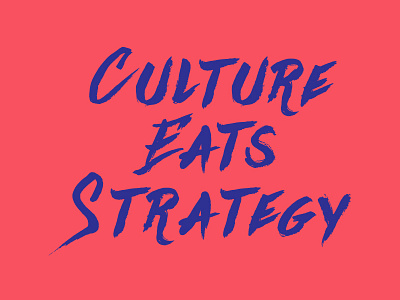 Culture Eats Strategy quotes typography