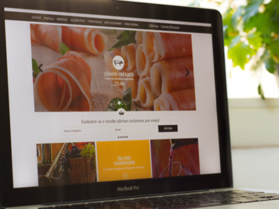 Homepage Redesign - Emporio Pata Negra design ecommerce emporio food jamon store web website