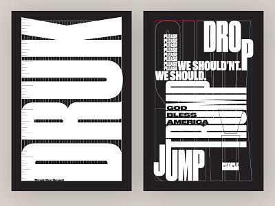 Type Specimen Poster Series #1 1 druk posterdesign typography