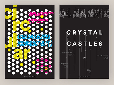 Type Specimen Poster Series #2 2 circular posterdesign typography