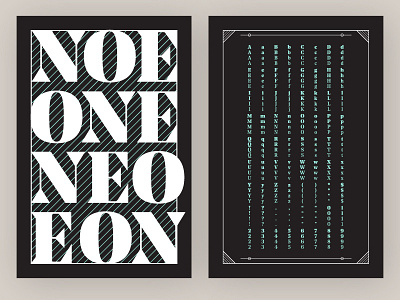 Type Specimen Poster Series #3