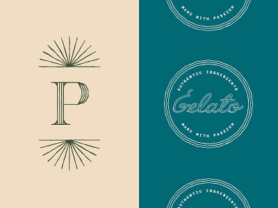 Passione Gelato branding logo