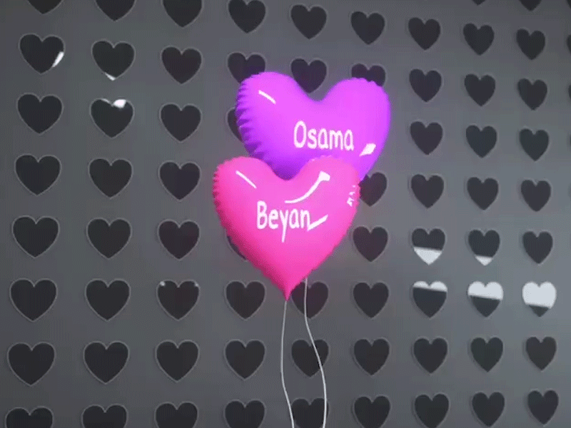 Balloon animation balloon c4d cinema4d gif heart love octane otoy pink