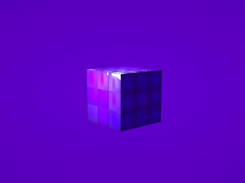 Cube animation c4d cinema4d cube gif loop maxonc4d octane render