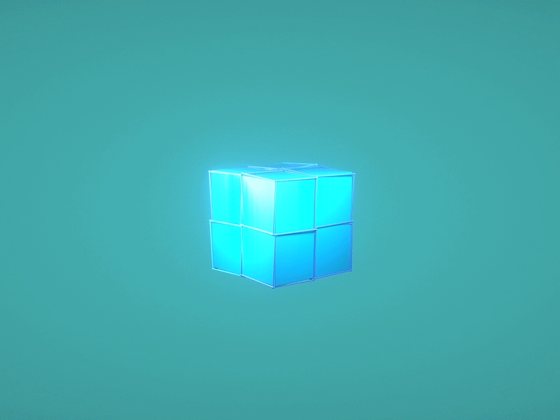 Cube animation c4d cinema4d cube gif loop maxonc4d octane render