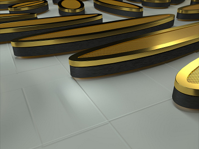 Bevel bevel black cinema4d design gold maxonc4d octane render