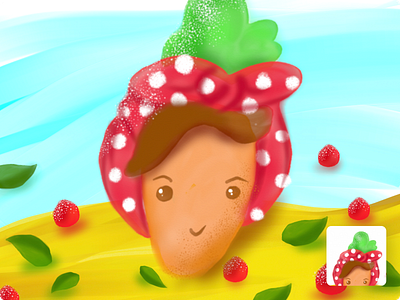 🍓🍓🍓 character design fruit illustration strawberry