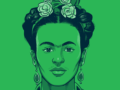 Frida Kahlo art history artist digital drawing fridakahlo illustration portrait sketch woman