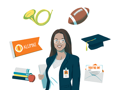 Higher Education Solutions Page Illustration