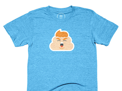 Donald Dump • Cotton Bureau shirts bernie design dump emoji funny humor icon illustration politics poop shirt trump