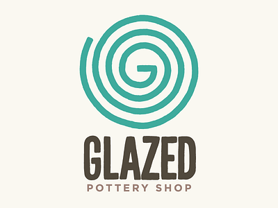 Logo for Glazed Pottery Shop