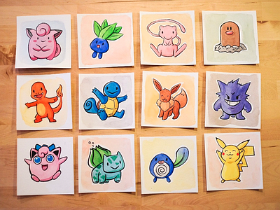 Pokemon Gouache [series 1]