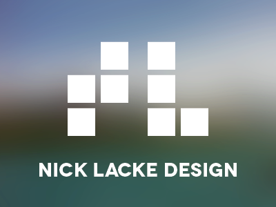 Nick Lacke Design: Initial Logo Concept brand branding clean game gaming identity logo puzzle shape square tetris web