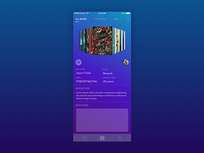 Bookshelf iOS app