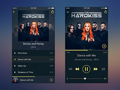 Music Player for The Hardkiss